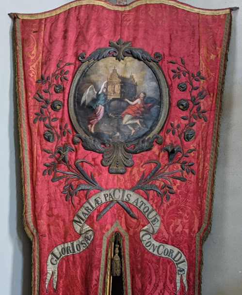 Processional banner of the brotherhood of 'Onze Lieve Vrouw van Peys en Soet Accoort